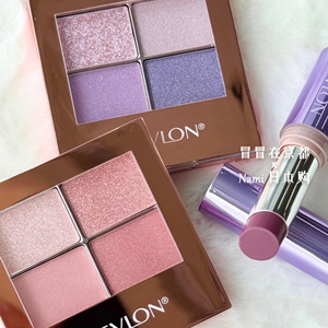 鸢尾薰衣草！日本 Revlon露华浓 四色眼影盘秋季新色 唇膏8.6发售