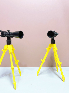 塑料桌面望远镜模型可折叠