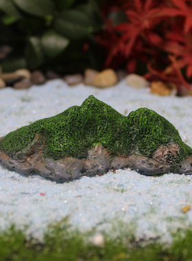 创意微景观仿真小岛树脂工艺品摆件桌面沙盘造景海岛配件装饰道具