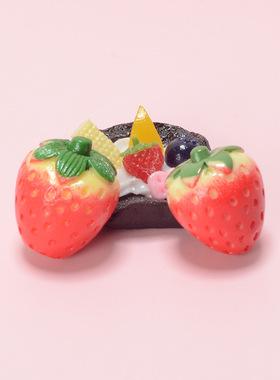 树脂娃娃屋微景观高仿真草莓