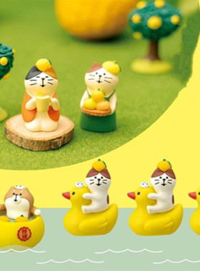 桌面柚子水果微缩INS小摆件