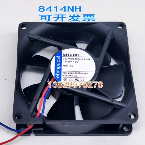 全新ebmpapst 8025 8414 NH 24V 2.4W 8CM 0.10A 变频器风机风扇