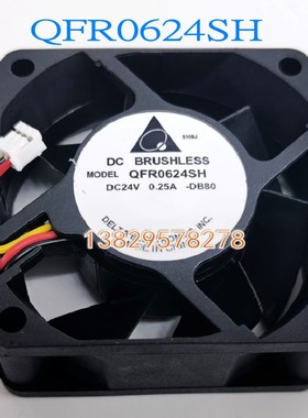 台达DELTA QFR0624SH 24V 0.15A 6025 伺服驱动器变频器 散热风扇
