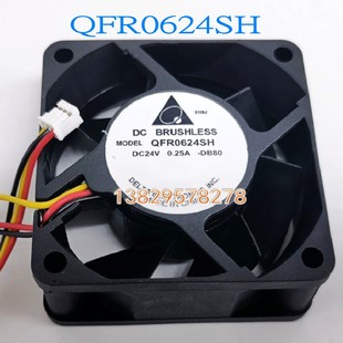 台达DELTA QFR0624SH 24V 0.15A 6025 伺服驱动器变频器 散热风扇