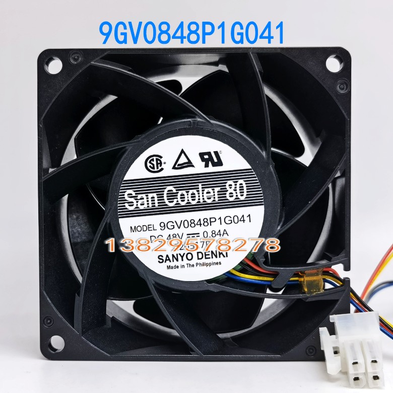9GV0848P1G041 48V 0.84A 8038 散热风扇80X80MM风机全新