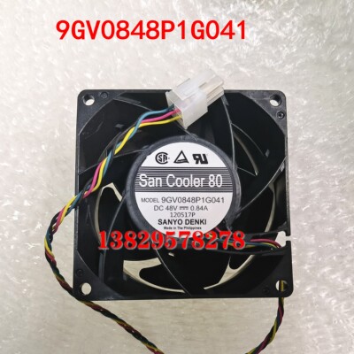 全新原装三洋 48V 0.84A 8038 9GV0848P1G041 4线 变频器风扇