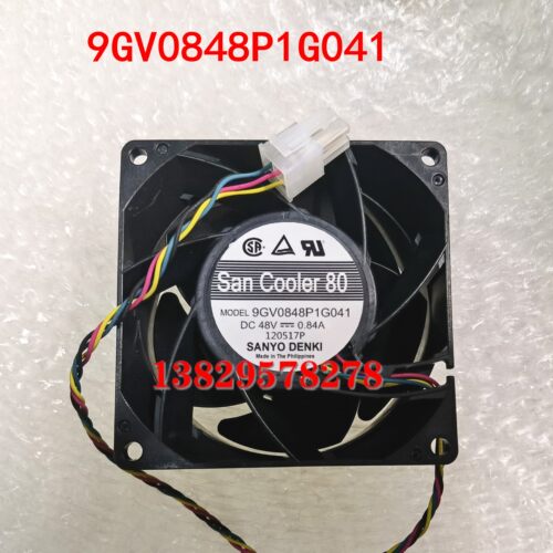 全新原装三洋 48V 0.84A 8038 9GV0848P1G041 4线 变频器风扇