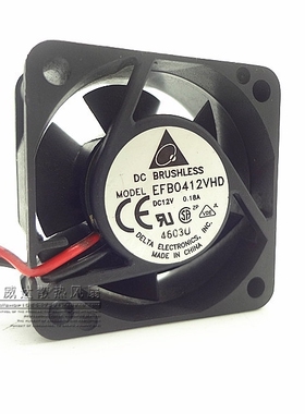 台达 EFB0412VHD 4cm/厘米 4020 12V 0.18A 2线交换机 服务器风扇