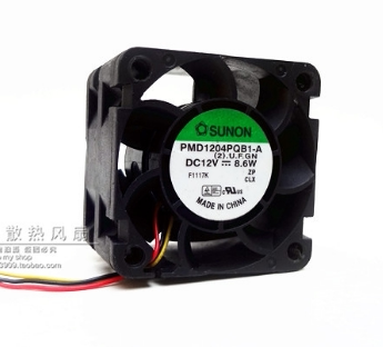 建准SUNON 4028 双滚珠12V 8.6W服务器1U2U暴力风扇PMD1204PQB1-A