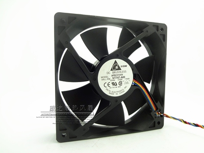 台达 AFBVH NT747-A00 12025 12V 0.60A 4线温控 机箱散热风扇