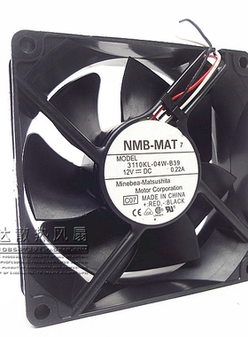 NMB 8025 8CM 12V 0.22A 8厘米 电脑 CPU机箱风扇 3110KL-04W-B39