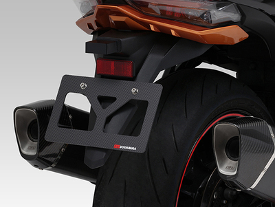 日本 YOSHIMURA 适用SUZUKI铃木 SV650 X 碳纤维车牌照框 吉村