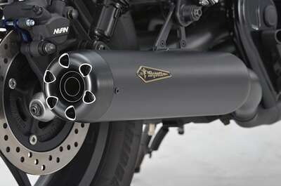 日本 RS GEAR 适用HONDA本田 CM300 黑色不锈钢中尾段排气管 火龙