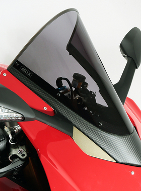 AELLA 适用DUCATI 杜卡迪 Panigale V4 碳纤维加高加宽风挡风镜