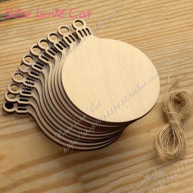 激光定制木牌雕刻刻字圣诞树diy