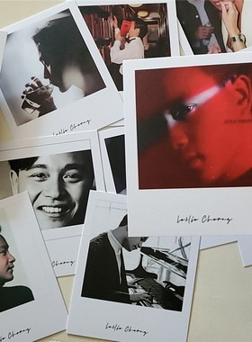 SAN 张国荣明信片Leslie4款4寸装饰卡片写真6寸哥哥照片珠光收藏