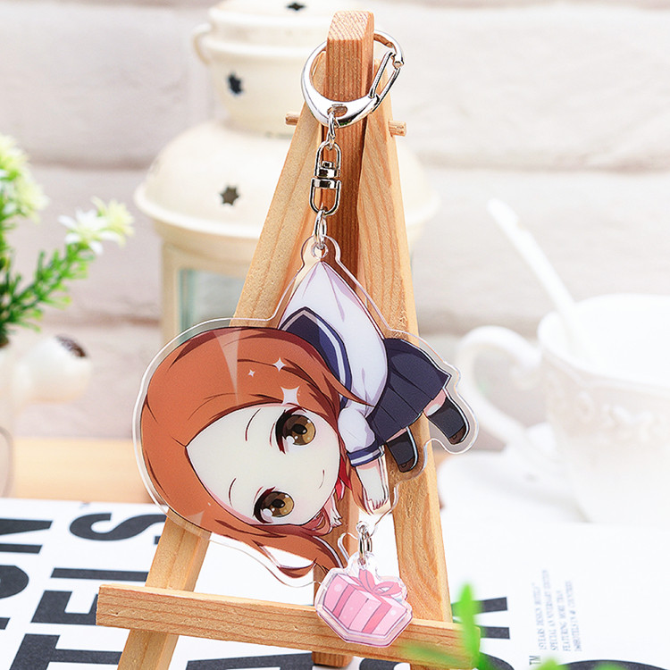 擅长捉弄的高木同学钥匙扣高木西片二次元动漫周边双面亚克力挂件