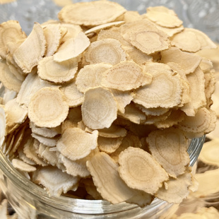 长白山原产地高参龄软枝西洋参片中大片高品质无熏硫原色原枝切片