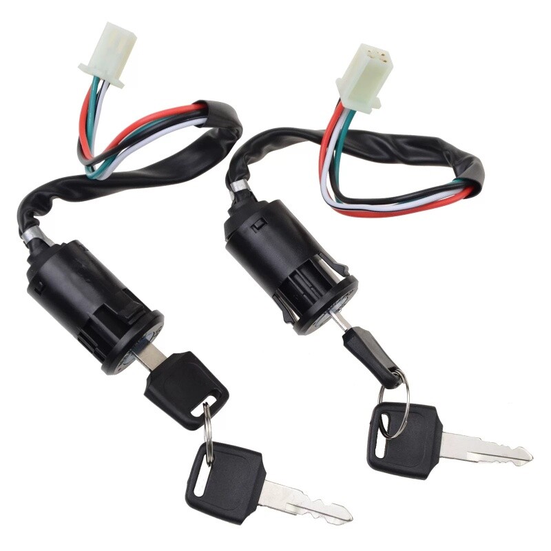 越野摩托车改装配件 通用小高赛ATV沙滩车启动点火开关电门锁钥匙