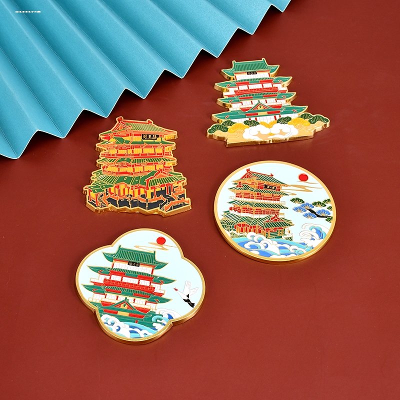 滕王阁南昌之心摩天轮江西文创冰箱贴八一广场万寿宫纪念品伴手礼