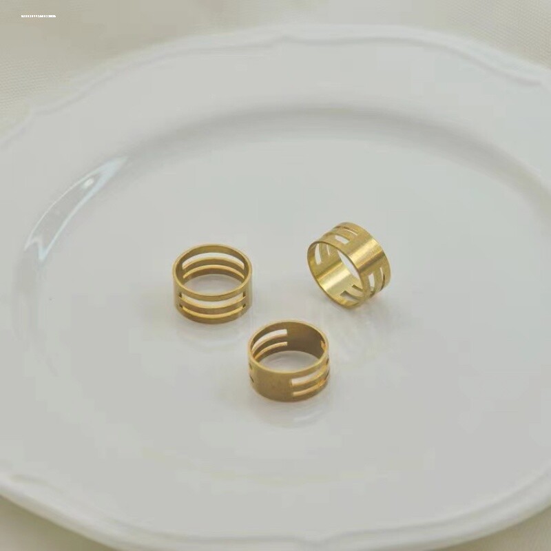 铜挂圈开圈戒指辅助工具实用手工闭口圈戒指开合器金色首饰配件