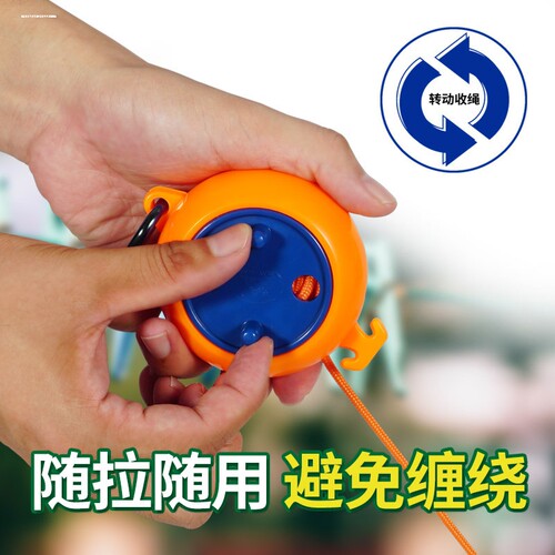 晾衣绳室外晒衣绳户外加粗晒被子神器楼顶天台凉衣服的绳子拉紧扣