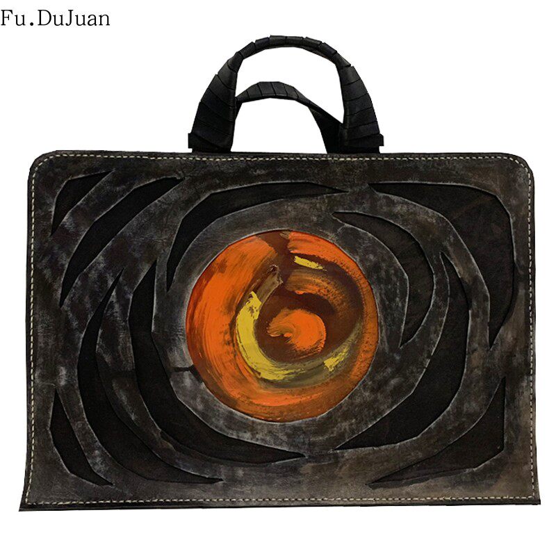 [Elephant&lsquo;s eyes]中国包Chinese Designer Fu.DuJuan手提斜跨包