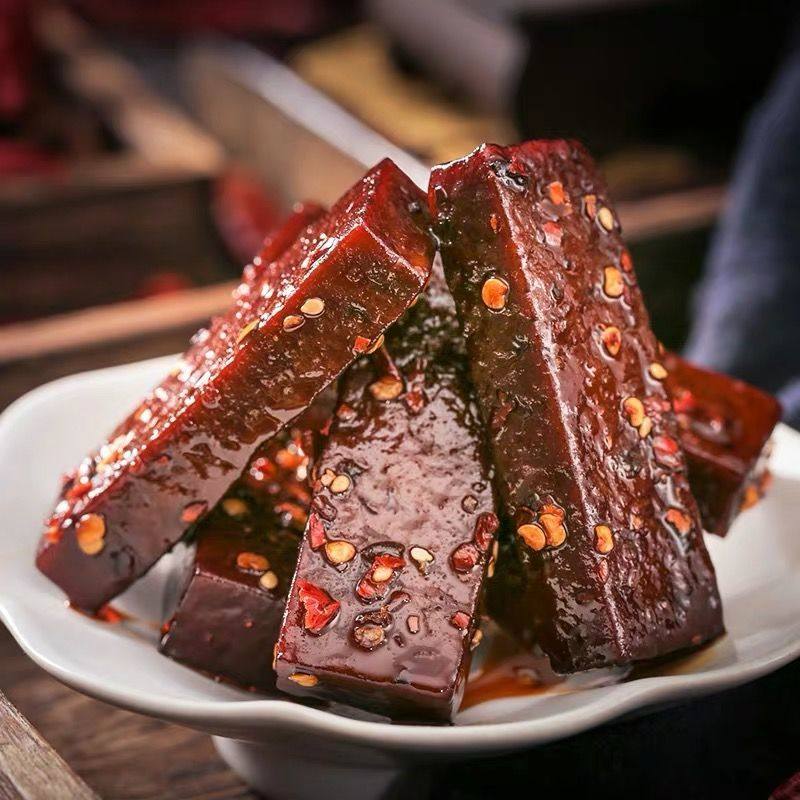 四川特产宜宾南溪郭大良心豆腐干辣条豆干素肉香干400克/300克