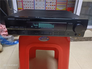 二手日本进囗原装 KENWOOD/建伍 均衡器 家用屏频显示音乐均衡器