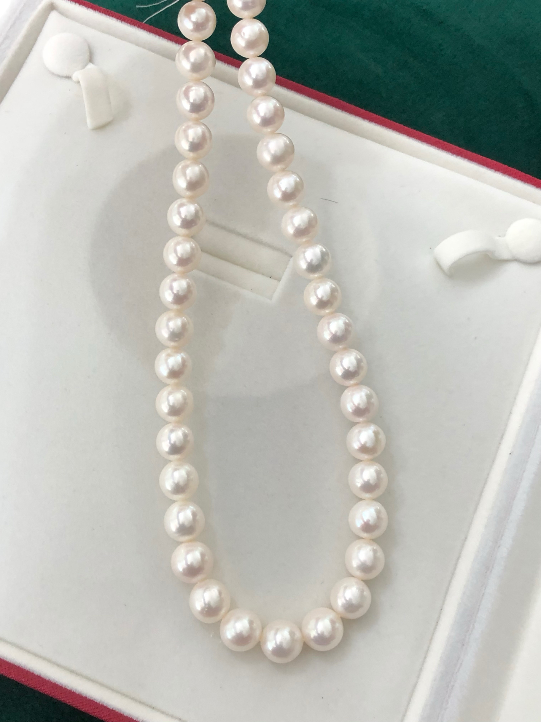 纯天然淡水无核珍珠项链10-11Mm白亮细微母亲节妈妈珍珠项链礼物