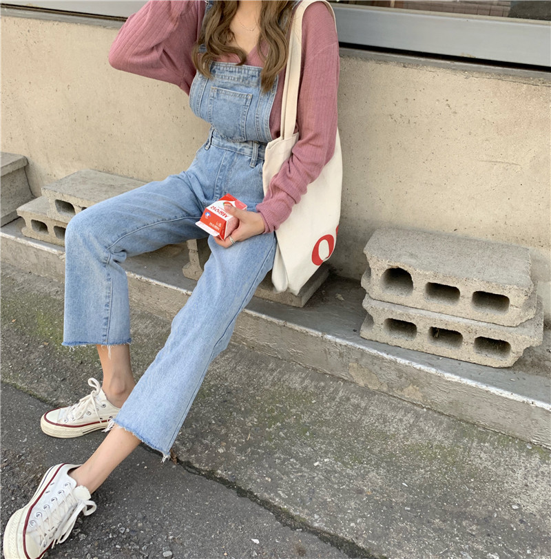 150/155cm Little Autumn and winter new pattern Easy student cowboy rompers Significantly higher work clothes Jumpsuitsin the Women's clothing/Boutique , Jeans  category - from Buy2taobao.com to provide professional Taobao agent buy service