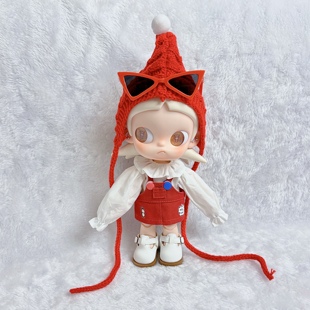 zsiga娃衣 嘎子姐红色帽子娃衣 1/8可动人偶一二代适用新年小红帽