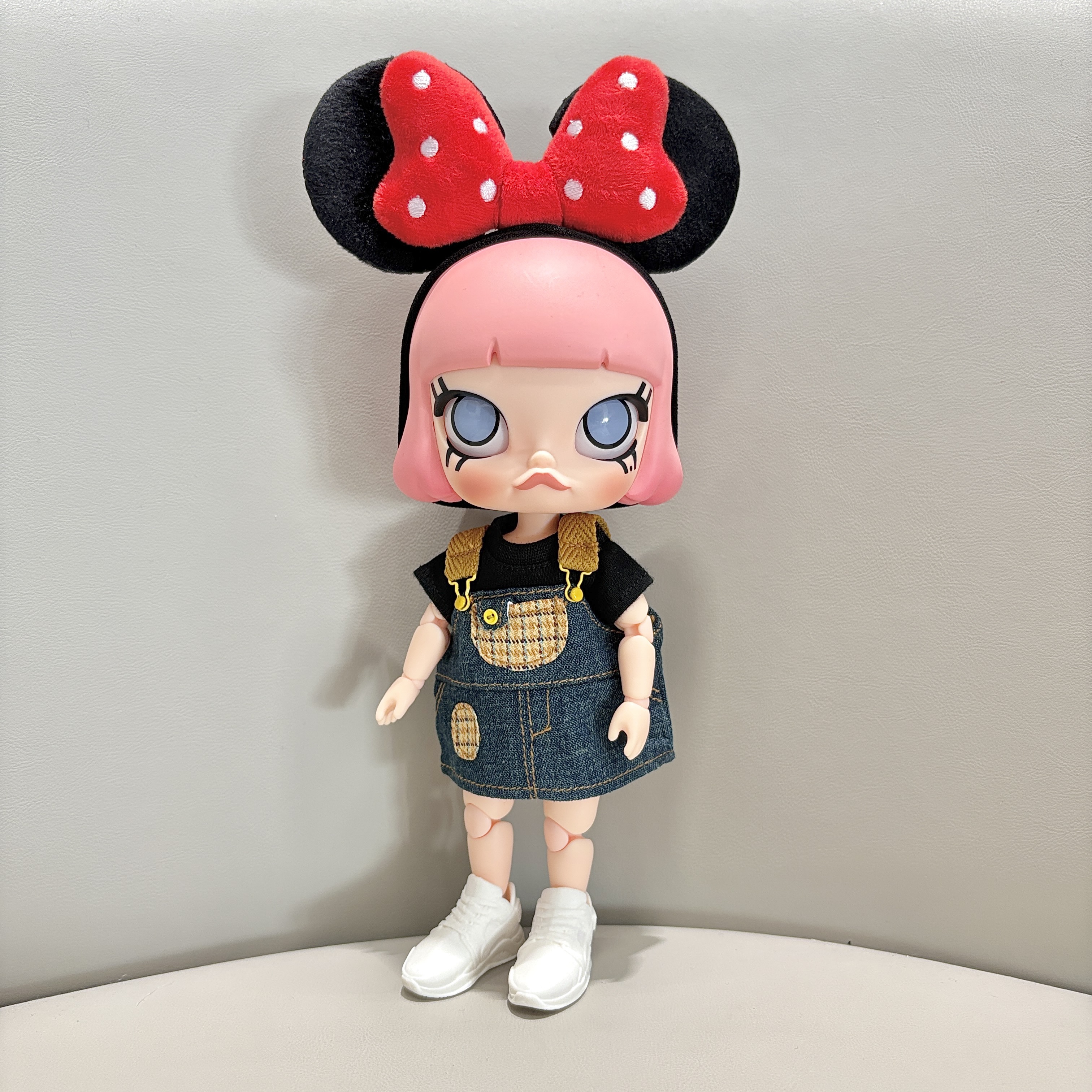 仅衣服zsiga娃衣嘎子姐酷潮短裙1/8分可动人偶背带裤molly躲猫猫