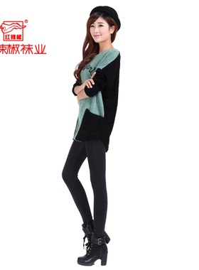 Chilli/红辣椒特价促销正品黑色打底裤袜均码大码秋秋冬连裤袜