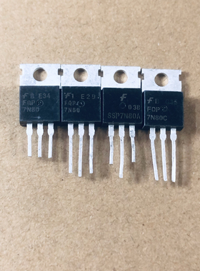 原装进口拆机 7N80 FQP7N80C TO-220 MOS场效应管 测量好 可直拍
