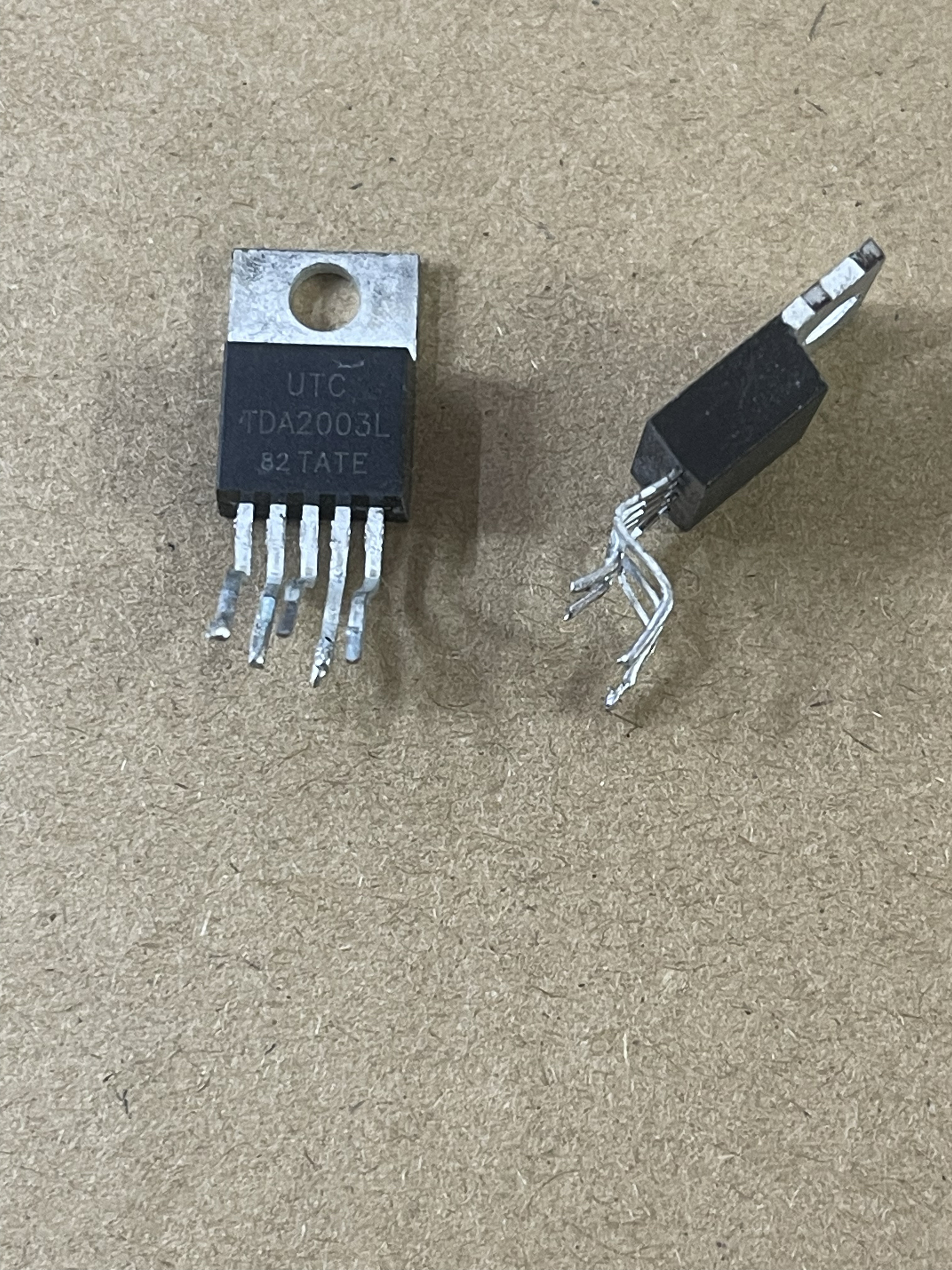 原装进口拆机 TDA2003L-TB5-T TO-220B 10W 音频放大器IC芯片
