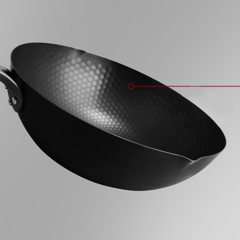 爱仕达锈不了窒氮无涂层极铁锅CF30/32A5J送爱仕达保温杯一只