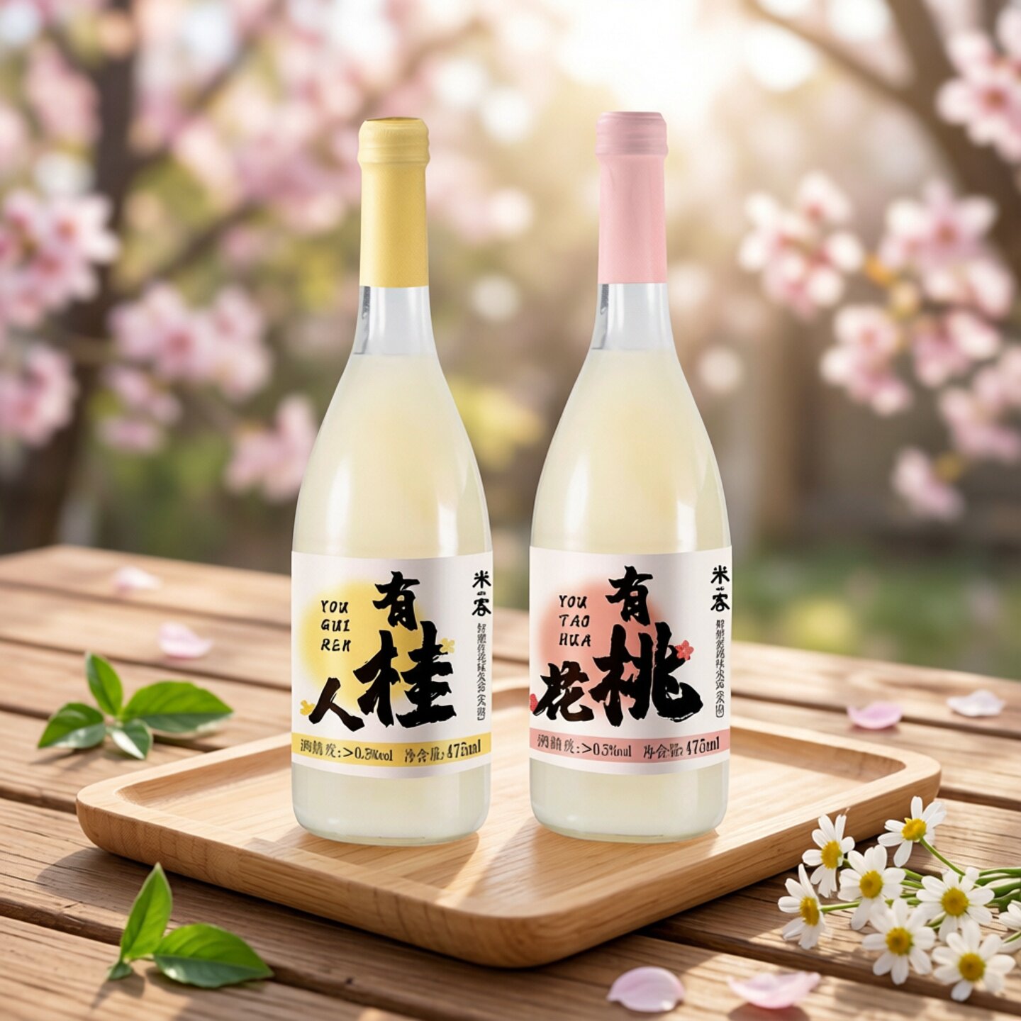 米客米酒桂花味475ml*6瓶米露酒低度女生糯米甜酒聚餐小酌