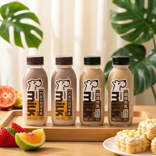 MILKDOG每一克经典咖啡牛乳240ml*3瓶低温调制乳小瓶装