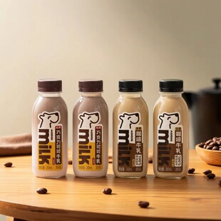 MILKDOG每一克经典咖啡牛乳240ml*8瓶小瓶装低温调制乳