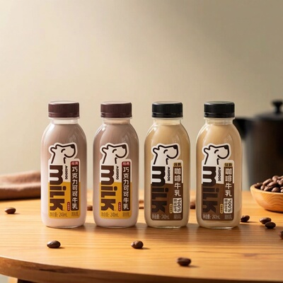 MILKDOG每一克经典咖啡牛乳240ml*8瓶小瓶装低温调制乳