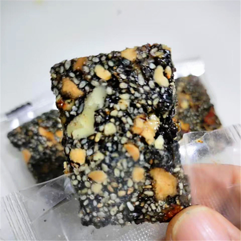 黑芝麻枸杞核桃红枣营养软糕传统手工糕点心独立包装小零食一斤装