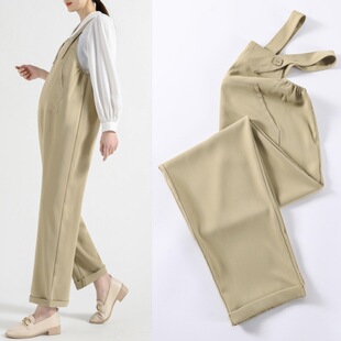 宽松大码 春装 孕妇裤 孕妇背带裤 休闲吊带裤 外穿长裤 春夏季 子春秋款