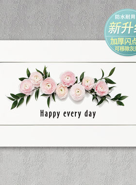 自粘装饰画家用墙上电表箱遮挡弱电箱贴画多媒体配电箱集线盒贴纸