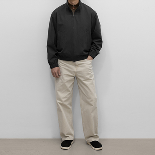 易打理拉链立领短宽夹克 Pheather