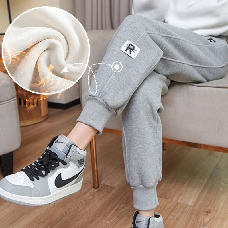 孕妇裤子秋冬外穿优质运动休闲卫裤宽松大码束脚加绒加厚长裤子