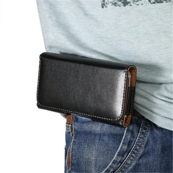 适用于nova7se腰带皮套畅享20pro挂腰包荣耀X10穿皮带手机套横男9