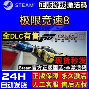 极限竞速8 正版Steam激活码CDKey入库 Forza Motorsport全DLC游戏
