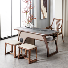 新中式实木茶桌椅组合现代简约禅意办公室家用客厅茶室新款泡茶台