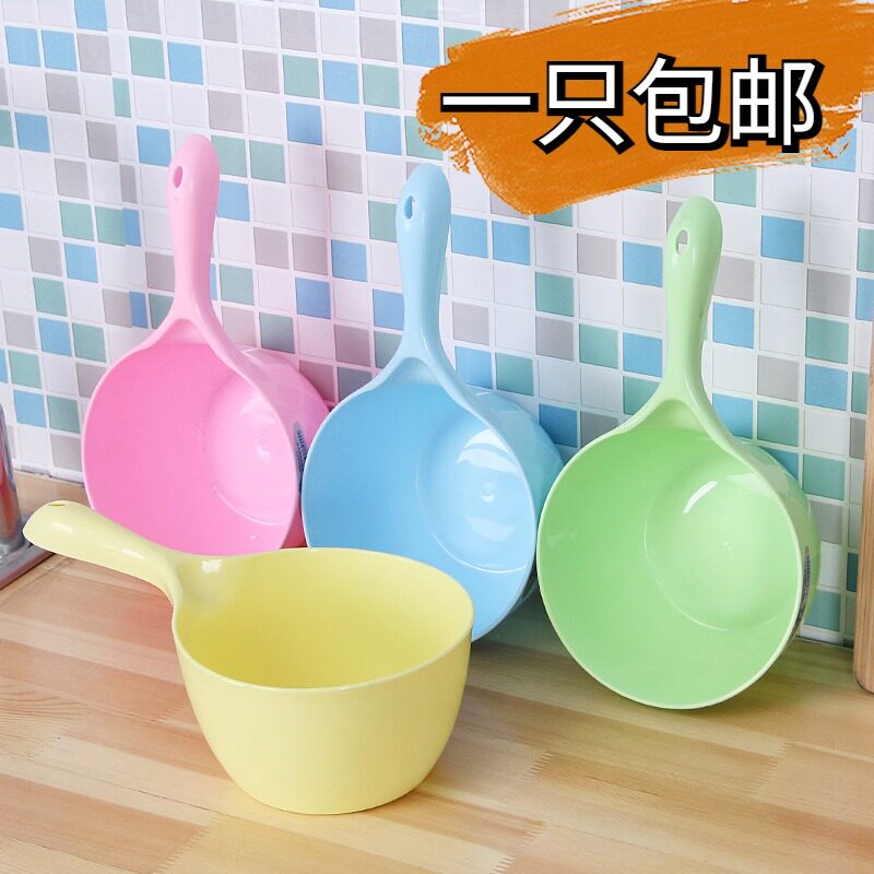 大号塑料加厚水瓢厨房舀水水勺沐浴水舀小号儿童洗头杯洗澡瓢舀子